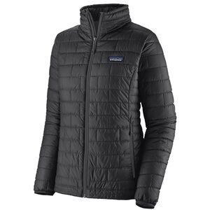 Patagonia Full Zip Nano Puff Jacket Quilted Black